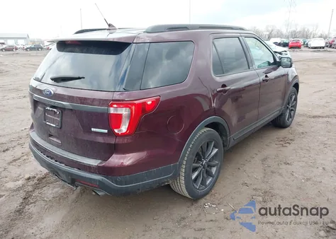 2018 Ford Explorer Xlt z USA, uszkodzony, nr VIN 1FM5K7DH5JGB98667